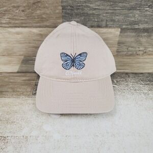 O'Neill Girls Irving Dad Hat Snapback Adjustable Surf Butterfly Embroidered